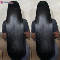 Perruques sans colle 13x4 13x6 en cheveux humains naturels, densité 200, avec dentelle HD, fournisseurs de perruques lisses en cheveux Remy péruviens