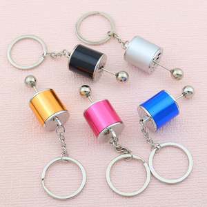 Llavero de Metal Personalizado de Alta Calidad con Logotipo, Diseño Creativo para Modificación de Autos, Llavero con Forma de Palanca de Cambios - Product Image 2