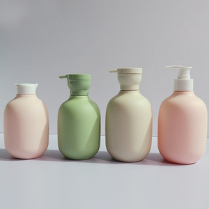 Custom logo Soft Touch Hdpe Plastic Packaging Lotion Shower Soap Shampoo Bottle Cute Scustamizable Brand logo Cosmetics - Product Image 3