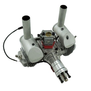 Motor de Gasolina <span class=keywords><strong>EME</strong></span> de 70cc, 7000 RPM, Bicilíndrico, <span class=keywords><strong>Dos</strong></span> Tiempos, Escape Lateral, Refrigerado por Aire, para Avión RC, Dron, VTOL - Product Image 2