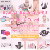Fabricant professionnel de cils, kits d'extensions de cils de haute qualité, kits d'extensions de cils à marque privée pour débutants