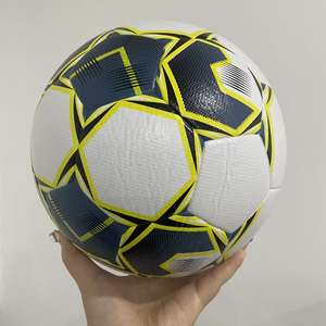 Ballon de football en cuir PU de haute qualité 2026, cousu à la machine, avec logo personnalisable, taille 5, pour le jeu et les cadeaux - Product Image 4