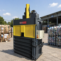 Presse à ensilage hydraulique semi-automatique, compacteur de carton, machines de recyclage pour papier, plastique et film