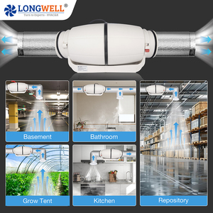 Longwell personnalisé Super silencieux EC Ventilation <span class=keywords><strong>ventilateur</strong></span> axial 4-8 pouces <span class=keywords><strong>extracteur</strong></span> <span class=keywords><strong>d</strong></span>'<span class=keywords><strong>air</strong></span> pour usine de fabrication échappement Super silencieux - Product Image 6