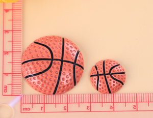 Vente en gros cabochon à dos plat en résine <span class=keywords><strong>kawaii</strong></span> tennis baseball basket football breloques nouveau design pour bracelet chaussure fabrication de bijoux - Product Image 4