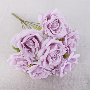 Bouquets de roses artificielles réalistes en soie à longue tige pour la décoration de la maison, des mariages et des fêtes - Product Image 3