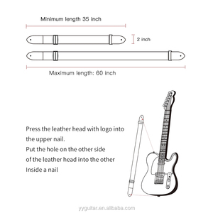 Wholesale Custom Logo Adjustable Fabric <strong>Leather</strong> <strong>Guitar</strong> <strong>Strap</strong> Bass Ukulele Acoustic Vintage Cotton Padded Comfortable <strong>Straps</strong> - Product Image 6