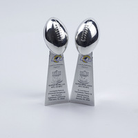 Trophée en alliage de haute qualité, NFL fantaisie football souvenir vinci Lombardi Super bol