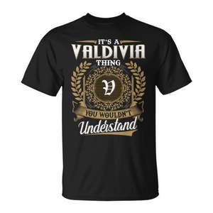 Valdivia Thing T-Shirt en coton noir pour homme, cadeau pour la fête des pères - Product Image 1
