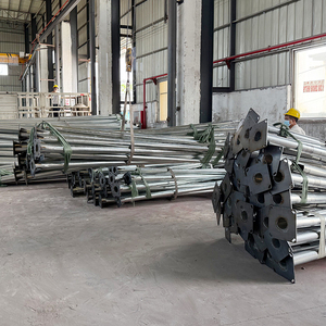 Chất lượng cao Q235 thép ánh sáng đường phố cực mô hình ngoài trời với bền Thông số kỹ thuật khác nhau 4-12m Kích cỡ khác nhau - Product Image 2