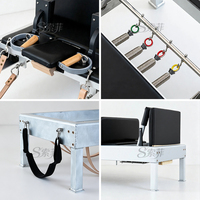 Machine de Pilates Reformer en aluminium avec logo personnalisé pour la maison, la salle de sport et le studio – Lit d'exercice pour yoga et Pilates