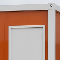 Maison conteneur modulaire préfabriquée en acier de 20 pieds, bureau de chantier, dortoir pour travailleurs, installation rapide