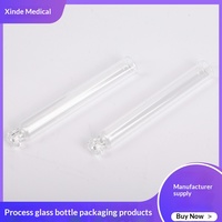 Flacons d'échantillons en verre, flacons compte-gouttes, pots à capsules, tubes à essai en borosilicate avec bouchons à vis, bouchons en bois, créatifs