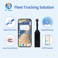 Traceur GPS portable 2G KS Track KS199A pour voitures/motos/vélos, suivi en temps réel, alarme antivol, contrôle à distance SDK, 1 an