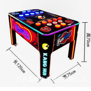 Machine de sport pour enfants Naughty Beans 2 joueurs, à monnayeur, en acier inoxydable, avec boutons de frappe et entraînement de vitesse, pour activités parent-enfant - Product Image 3