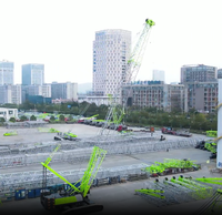 Nouvelle grue de levage lourd de 150 tonnes ZCC1500V, grue sur chenilles hydraulique à flèche en treillis de 150 tonnes