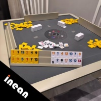 Table de jeu de société automatique Inean Play Shuffle Okey Rummy avec mélangeur de tuiles automatique pour une expérience de divertissement ultime