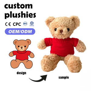 Maglione Personalizzato con Logo Ricamato, Morbidissimo, Promozionale, Lungo, in Peluche, a Forma di Orsacchiotto, Divertente, Natalizio, in PP - Product Image 1