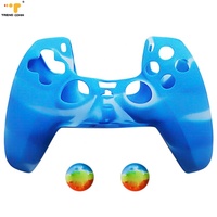 Étui en silicone Controladora pour casque de jeu PS5 avec façade Accessoires de jeu essentiels