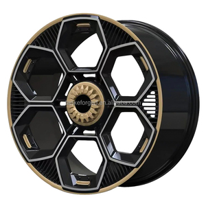 Roues de voiture de tourisme Jantes forgées 22 pouces 5x130 5x120 5x112 Jantes en alliage or pour <span class=keywords><strong>Lamborghini</strong></span> Huracan Urus Revuelto <span class=keywords><strong>Vision</strong></span> GT - Product Image 1
