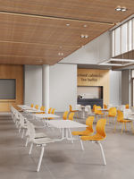 Ensemble table et chaises multi-usages pour cantine d'entreprise, école, hôpital, appartement et restaurant