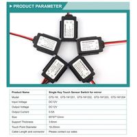 Merek Baru Tombol Tunggal Input 12V 60W Diskon Besar Led Cermin Sensor Sentuh Pintar dengan Jaminan Kualitas