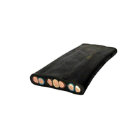 Vente en gros de fil de câble souple plat 4*2.5mm câble de cuivre rond 4*6mm pour les grues