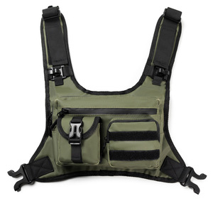New Outdoor Tactical Compression Chest Bag Multi-function Vest Non-slip Silicone Strips Custom Logo for Sports Running Cycling - Product Image 4