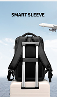 Tas Ransel Bisnis Pria untuk Perjalanan Musim Dingin, Tas Pelajar SMA dan Mahasiswa, Kapasitas Besar, Tahan Air, Port USB, untuk Santai