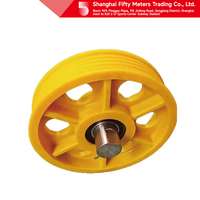 Poulie de traction d'ascenseur de qualité supérieure 350 mm, fournie par l'usine, roue de traction durable pour système d'ascenseur de passagers