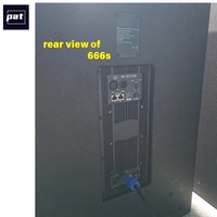 Système de sonorisation PAT 666combo Mini Line Array, colonne de 4,5 pouces avec caisson de basses de 18 pouces, 800 W RMS, système de sonorisation stéréo PA pour mariages/églises