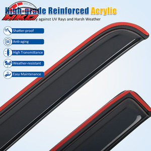 Viseras para Ventanas de Chevy Colorado 15-22 y GMC Canyon Crew Cab, Deflectores Integrados - Product Image 4