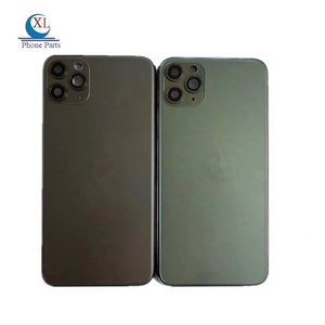 10 coques arrière complètes pour <span class=keywords><strong>iphone</strong></span> <span class=keywords><strong>11</strong></span> Pro/Max, boîtier arrière en verre avec châssis, pour <span class=keywords><strong>batterie</strong></span>, pièces détachées - Product Image 2