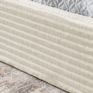 Modern Queen Size Adjustable Convertible Upholstered <b>Bed</b> <b>Frame</b> Curved Headboard Diamond Crystal <b>Frame</b> Wood Upholstery Grounded - Product Image 6