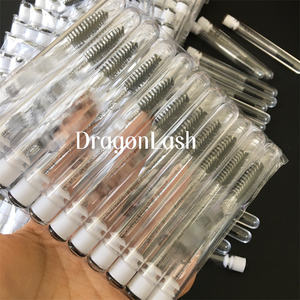 Pinceaux de maquillage professionnels Dragon de haute qualité en coton noir avec revêtement diamant pour le nettoyage des cils, les extensions de cils et les spoolies - Product Image 5