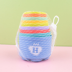 Jeu d'empilage de tasses arc-en-ciel en gros pour bébés, jouet éducatif pour la petite enfance, jeu de tasses à empiler pour enfants - Product Image 6