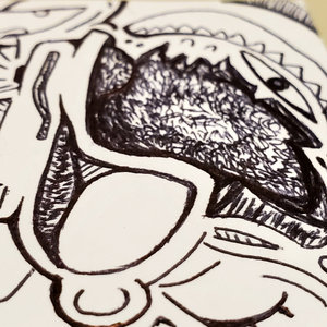 งานศิลปะการตกแต่งบ้านที่แปลกใหม่และสร้างสรรค์ภาพวาด7.15.2025การ์ตูนของ IW - Product Image 4