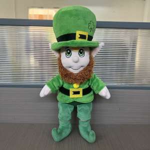 Peluche Personalizzati per il Giorno di San Patrizio, Bambole con Cappello Verde, Statuette Giornalistiche, Giocattoli di Peluche, Cuscini Morbidi a Tema Cartoni Animati e <span class=keywords><strong>Anime</strong></span>, Regalo - Product Image 2