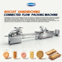 Ligne de fabrication et d'emballage automatique de biscuits sandwich Skywin