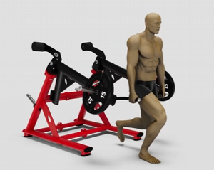 Musculation Musculation Gym Fitness Squat Équipement Machine Debout Latéral Raise + Squat Hard Pull - Product Image 5