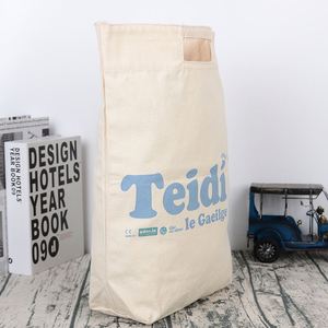Sacs fourre-tout décontractés en toile de coton bleu calico à deux poignées, les plus vendus, écologiques, durables et élégants pour femmes - Product Image 2
