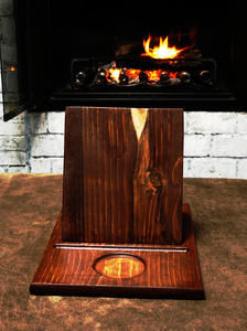 JUNJI Libro de menú de madera Soporte para libro de cocina Regalo perfecto Día DE LA MADRE Día <span class=keywords><strong>del</strong></span> <span class=keywords><strong>Padre</strong></span> Navidad Inauguración Leer amante - Product Image 2