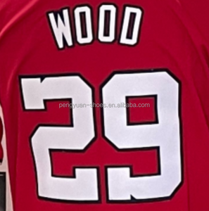 准备运送Dylan Crews红色最优质的缝制棒球球衣 - Product Image 3