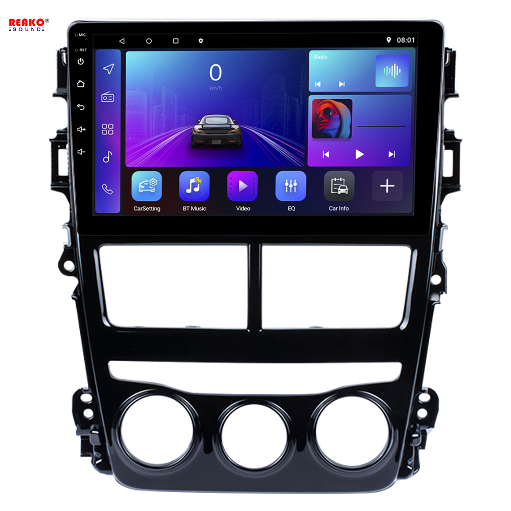 丰田雅力士2018安卓9英寸2 Din 8核心4g无线全球定位系统调频蓝牙汽车播放安卓汽车镜像链接人工智能语音| Alibaba.com