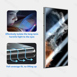 Factory Wholesale Anti Blue Light Hydrogel TPU Protective Film High Quality HD Matte Anti Glare For Iphone 15 14 13 X XR