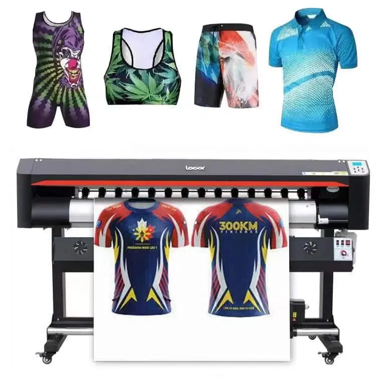 Wide format Fabric Sublimation Printing Machine with i3200 XP600 Printheads Digital Sportswear Jersey Polyester Textile Printer