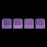 Premium Customizable 4-Piece Ceramic Keycaps for Cherry MX Mechanical Keyboards Metal Keypad Button Material keycaps custom