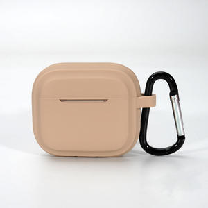 Pour <span class=keywords><strong>Air</strong></span> <span class=keywords><strong>Pods</strong></span> 3 4 Gen gros étui pour écouteurs couleur bonbon avec porte-clés pour Airpods Pro <span class=keywords><strong>1</strong></span> 2 3 étui souple de protection en Silicone - Product Image 2