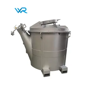 WanRan 100KW Molten Aluminum Liquid Transit Factory Wholesales Turnover Furnace For Molten Aluminum Liquid Internal Transit