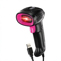Escáner de Códigos de Barras 1D 2D QR con Cable USB RS232 Tamaño A4